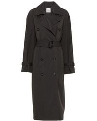TOTEME - Cotton Blend Trench Coat - Lyst