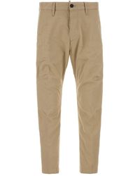 DSquared² - Beige Stretch Cotton Chino Pant - Lyst