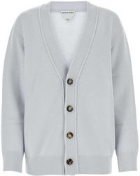 Bottega Veneta - Powder Stretch Cashmere Blend Cardigan - Lyst