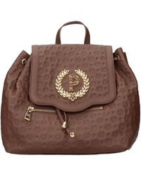 Pollini - Rucksäcke und Gürteltaschen Damen Leder Braun/Erde - Lyst