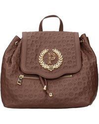 Pollini - Zaini E Marsupi Donna Pelle Marrone/Terra - Lyst