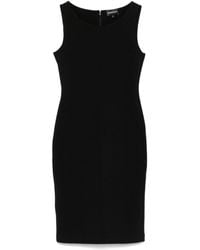 Emporio Armani - Vestido corto de algodón - Lyst