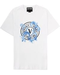 Versace Jeans Couture - T Shirt Con Stampa - Lyst