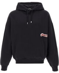 Jacquemus - Cotton Sweatshirt With Embroidered Varsity Patch - Lyst