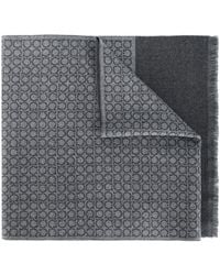 Ferragamo - Gancini Wool Scarf - Lyst