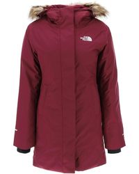 The North Face - Arctic Parka With Eco Fur Trimmed Hood - Lyst