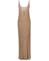 Max Mara - Ritmo Lurex Lange Jurk - Lyst