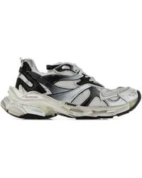 Balenciaga - White Mesh Runner 2 Sneakers - Lyst