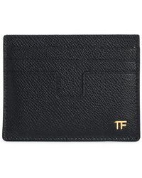 Tom Ford - Tarjetero Lear negro - Lyst