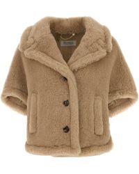 Max Mara - Cappuccino Alpaca Blend Corvino4 Cape - Lyst