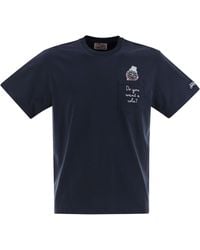 Mc2 Saint Barth - Austin T -Shirt mit Stickerei und Brusttasche - Lyst