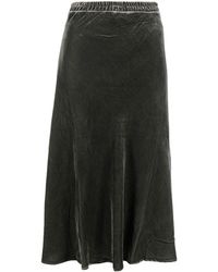 Gold Hawk - Dark Velvet Long Skirt - Lyst