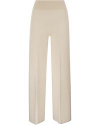 Vanisé - Twist Cashmere Wide Been Broek - Lyst