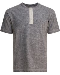 Buzz Rickson's - Katoenen T-shirt Van Buzz Rickson Met Knopen - Lyst