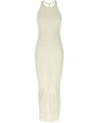 Rick Owens - Ribbed Viscose And Silk Blend Maxi Dress - Lyst