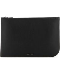 McQueen - Leather Large Sling Pouch - Lyst