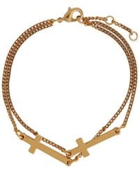 DSquared² - Dsquared "Jesus" Bracelet With Cross Pendant - Lyst