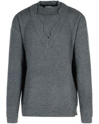 Laneus - Wool Blend Sweater - Lyst