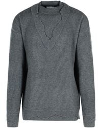 Laneus - Wool Blend Sweater - Lyst