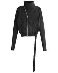 Rick Owens - Drkshdw Mountain Sweat Asymmetric Zip Sweatshirt - Lyst