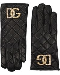 Dolce & Gabbana - Dolce&Gabbana Gloves Leather - Lyst