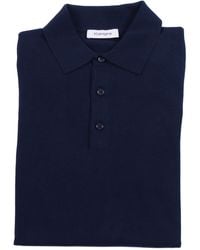 Kangra Cashmere - Polo Con Bottoni Rasata Calata - Lyst