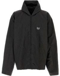 Balenciaga - Linen Hood Jacket - Lyst