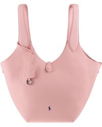 Polo Ralph Lauren - Polo Play Leather Tote Bag - Lyst