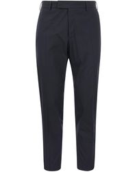 PT Torino - Cotton And Lyocell Trousers - Lyst