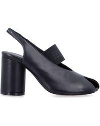 MM6 by Maison Margiela - Open-Toe Slingback Sandals - Lyst