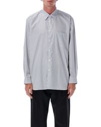 Comme des Garçons - Striped Cotton Shirt - Lyst