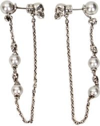 McQueen - Alexander Mc Queen Earrings Metal - Lyst