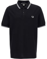 Comme des Garçons - Piqué Cotton Polo Shirt - Lyst