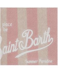 Mc2 Saint Barth - Sac d'embrayage en tissu avec logo - Lyst