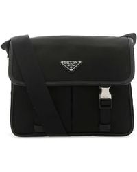 Prada - Black Re-nylon Crossbody Bag - Lyst