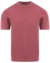 Drumohr - T Shirts En Polos Roze - Lyst