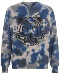 KENZO - Cotton Printed Sweater - Lyst