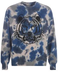 KENZO - Pullover aus bedruckter Baumwolle - Lyst