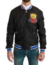 Dolce & Gabbana - Black Year Of The Pig Bomber Jacket - Lyst