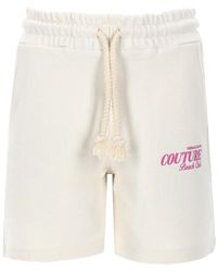 Versace Jeans Couture - Shorts Con Logo - Lyst