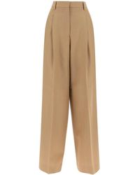 Burberry - 'madge' Wool Pants With Darts - Lyst