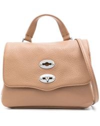 Zanellato - Postina Dagelijkse Babyleer Handtas - Lyst