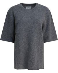 Loulou de Saison - Jersey con cuello redondo en mezcla de lana "Raven" de - Lyst