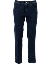 Jacob Cohen - Cropped Slim Fit Scott 5 Pockets Pants - Lyst