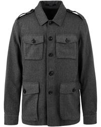 Drumohr - Jackets de Drumhr gris - Lyst