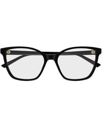 Gucci - Gg1995 O 001 Negro/Transparente Mujers Gafas graduadas - Lyst
