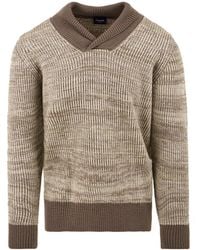 Drumohr - Pullover tauchten grau - Lyst