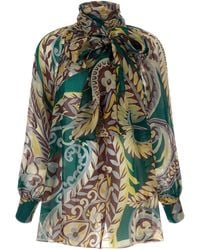 Etro - Paisley Print Bluse - Lyst