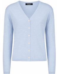 LA ROSE - Vest Gebreide V-hals - Lyst