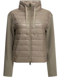 Herno - Cotton And Ultra-Light Nylon Short Down Jacket - Lyst